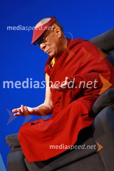 Njegova svetost, XIV. DalajlamaNjegova svetost, XIV. Dalajlama, predavanje za povabljene goste Sočutje - umetnost sreče