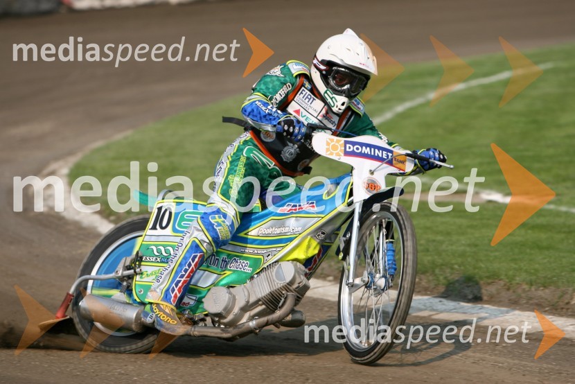 Antonio Lindback (Švedska)SPEEDWAY GRAND PRIX, VN Evrope 2006, trening