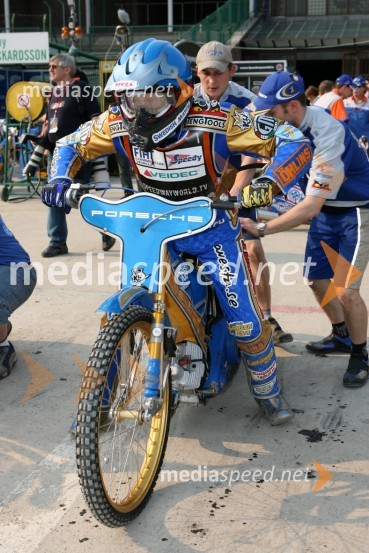 Tony Rickardsson (Švedska)SPEEDWAY GRAND PRIX, VN Evrope 2006, trening
