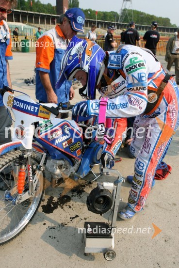 Jason Crump (Avstralija)SPEEDWAY GRAND PRIX, VN Evrope 2006, trening