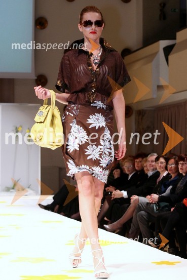 Sabina Janežič, manekenkaMojca Beseničar, predstavitev nove kolekcije