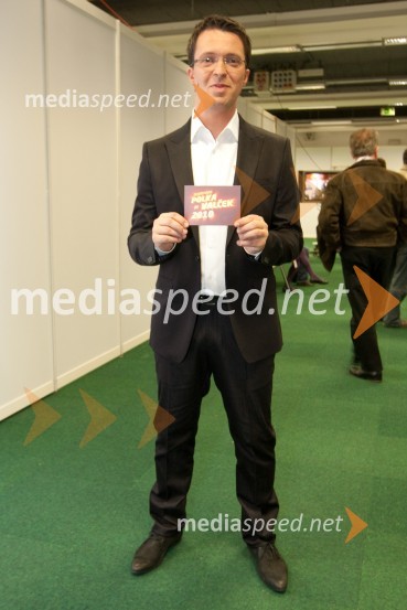 Andrej Hofer, povezovalec prireditve16. Festival Slovenska polka in valček