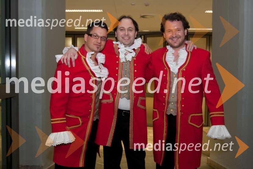 Člani ansambla Štajerski baroni16. Festival Slovenska polka in valček