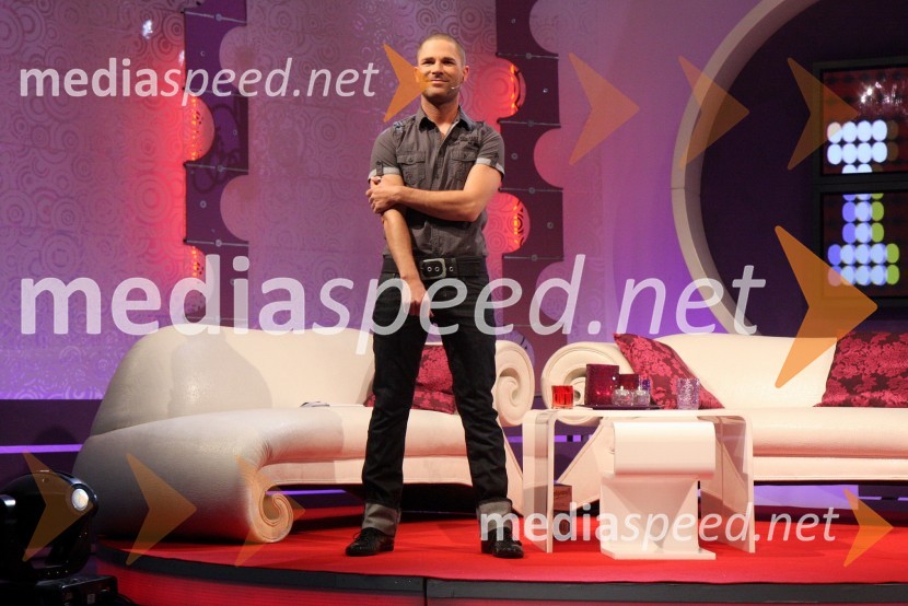 Sebastian, pevec in tv voditeljRdeča preproga s Sebastianom, snemanje oddaje