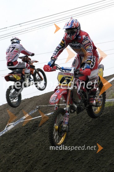 Danijel Božić (Hrvaška) in Martin Žerava (Češka)MOTOKROS, 4. dirka za svetovno prvenstvo MX3