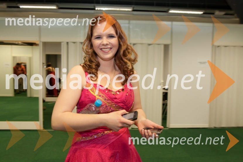 Anja Zalokar, članica ansambla Iskrice16. Festival Slovenska polka in valček