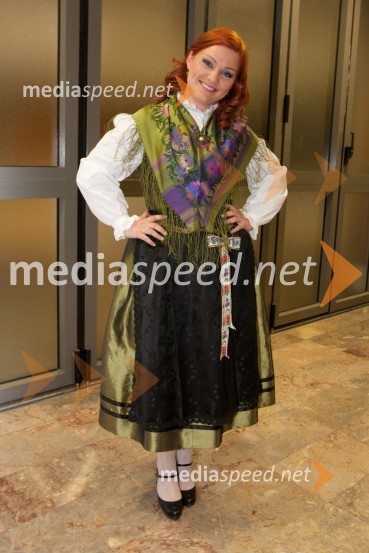 Klara Lorger, članica ansambla Vihar16. Festival Slovenska polka in valček