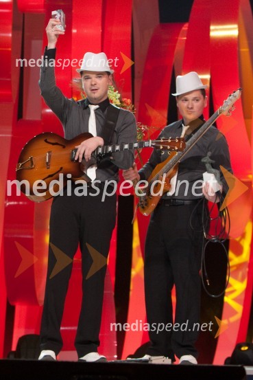 Člana ansambla Novi spomini16. Festival Slovenska polka in valček