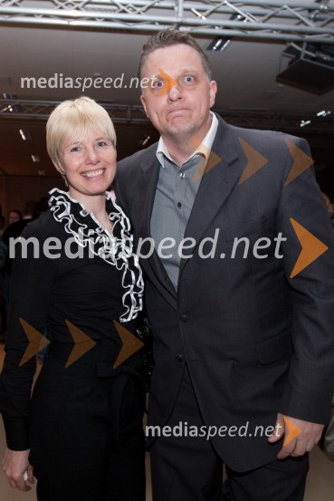 Polonca Komar, PR RTV SLO in Igor Pirkovič, pomočnik direktorja TV Slovenija16. Festival Slovenska polka in valček