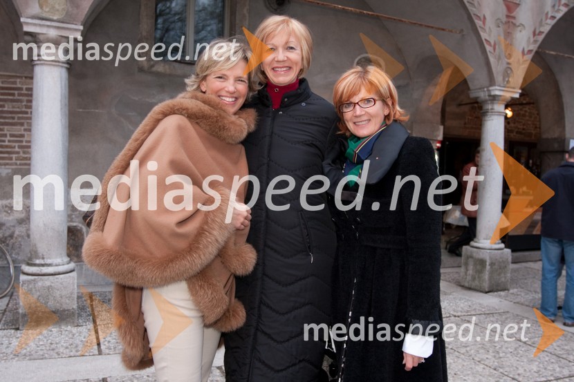 Aleša Kandus, predsednica uprave podjetja Medex, Bojana Morelj, Prodis d.o.o. in Majda NahtigalKoncert ob 20 letnici Lionizma v Sloveniji
