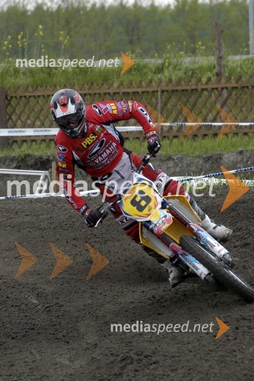 Sašo Kragelj (Slovenija)MOTOKROS, 4. dirka za svetovno prvenstvo MX3