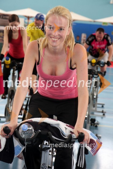 Nina Kohne, manekenkaŠtajerska goni, dobrodelni spinning maraton
