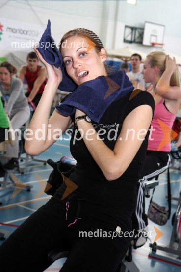 Mihaela Margan - Miša, novinarka ter Playboyeva zajčicaŠtajerska goni, dobrodelni spinning maraton