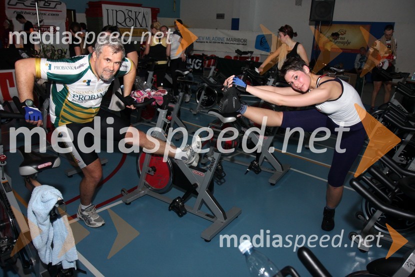 ... in Nina PetriŠtajerska goni, dobrodelni spinning maraton