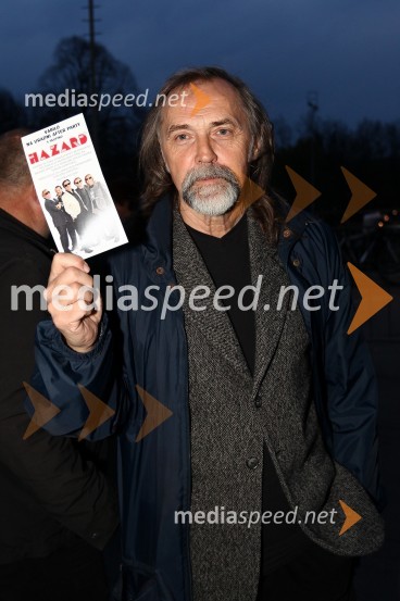 Dragan Bulič, glasbeni urednik Vala 202Skupina Hazard, koncert