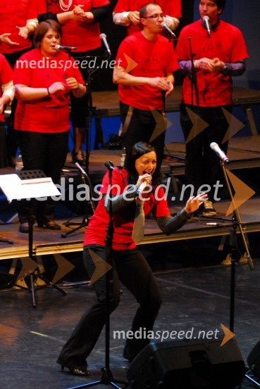 ... in Perpetuum Jazzile, pevski zborKoraki za korakce, dobrodelni koncert