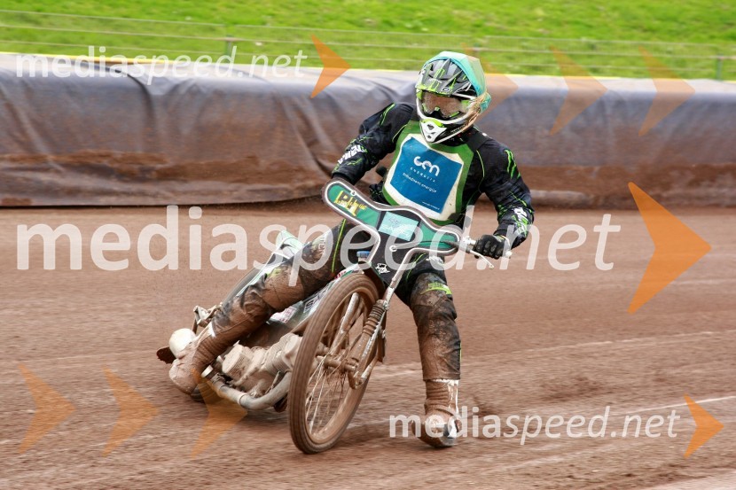 Žiga Radkovič (AMD Krško)Speedway, DP mladincev Slovenije, Hrvaške in Madžarske 2010, 1. dirka