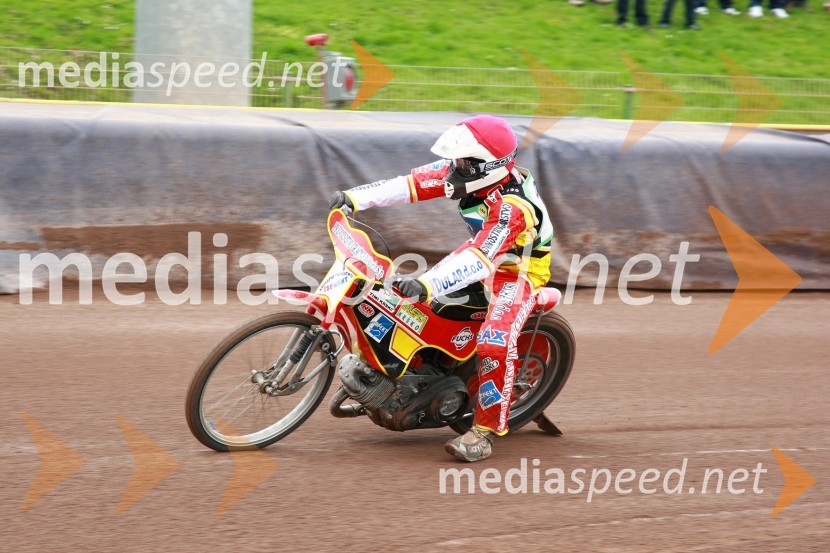 Matic Ivačič (AMD Krško)Speedway, DP mladincev Slovenije, Hrvaške in Madžarske 2010, 1. dirka