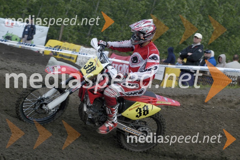 Miha Špindler (Slovenija)MOTOKROS, 4. dirka za svetovno prvenstvo MX3