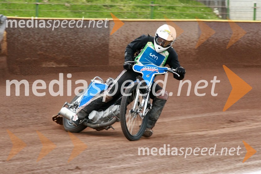 Nejc Malešič (AMTK Ljubljana)Speedway, DP mladincev Slovenije, Hrvaške in Madžarske 2010, 1. dirka