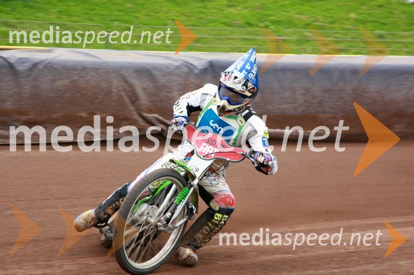 Maks Lipnik (AMTK Ljubljana)Speedway, DP mladincev Slovenije, Hrvaške in Madžarske 2010, 1. dirka