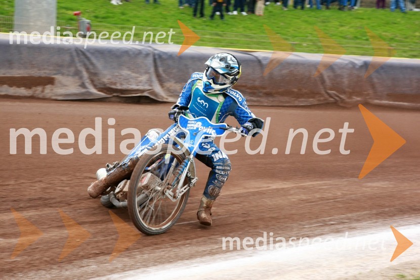 Jasmin Iljaš (ST Unia Goričan)Speedway, DP mladincev Slovenije, Hrvaške in Madžarske 2010, 1. dirka