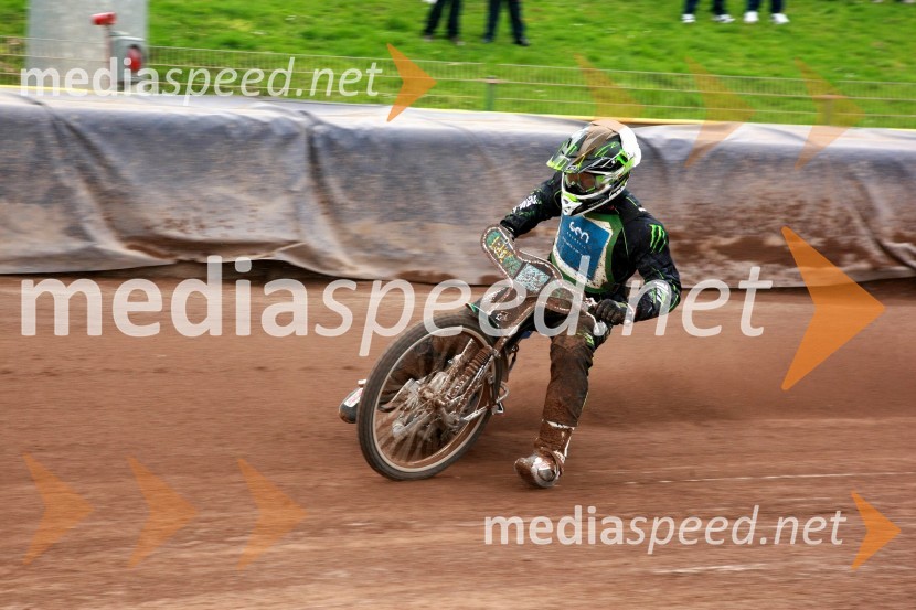 Žiga Radkovič (AMD Krško)Speedway, DP mladincev Slovenije, Hrvaške in Madžarske 2010, 1. dirka