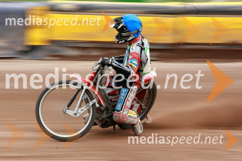 Aleksander Čonda (AMD Krško)Speedway, DP mladincev Slovenije, Hrvaške in Madžarske 2010, 1. dirka