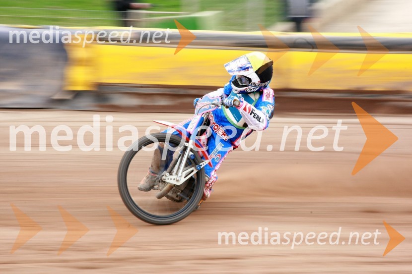 Matija Duh (AMD Krško)Speedway, DP mladincev Slovenije, Hrvaške in Madžarske 2010, 1. dirka