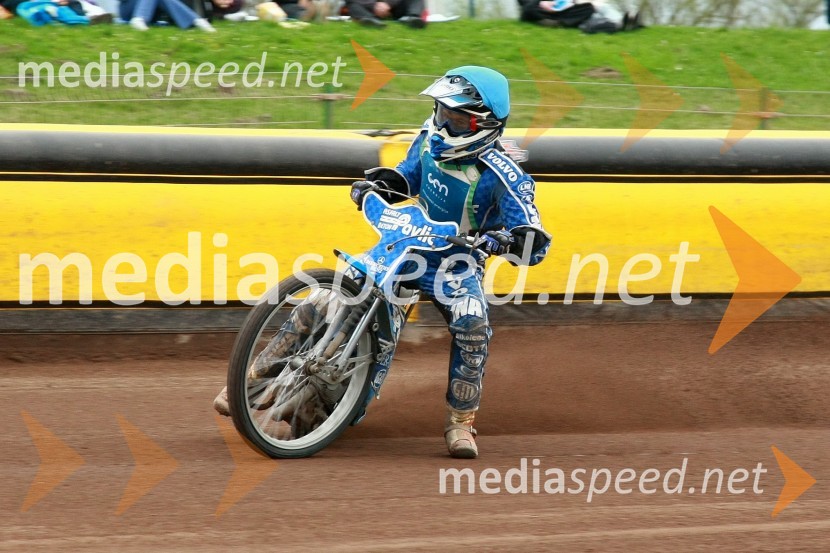 Jasmin Iljaš (ST Unia Goričan)Speedway, DP mladincev Slovenije, Hrvaške in Madžarske 2010, 1. dirka