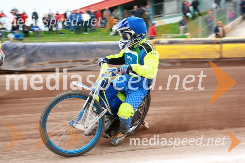 Aljoša Remih (AMD Krško)Speedway, DP mladincev Slovenije, Hrvaške in Madžarske 2010, 1. dirka