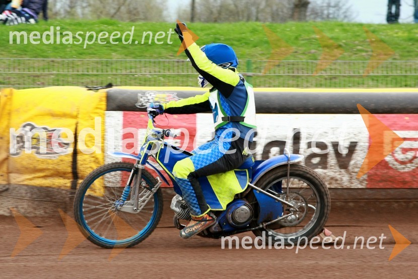 Aljoša Remih (AMD Krško)Speedway, DP mladincev Slovenije, Hrvaške in Madžarske 2010, 1. dirka