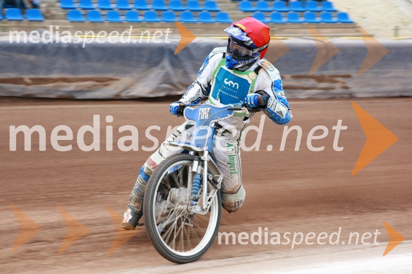 Jernej Pečnik (AMTK Ljubljana)Speedway, DP mladincev Slovenije, Hrvaške in Madžarske 2010, 1. dirka