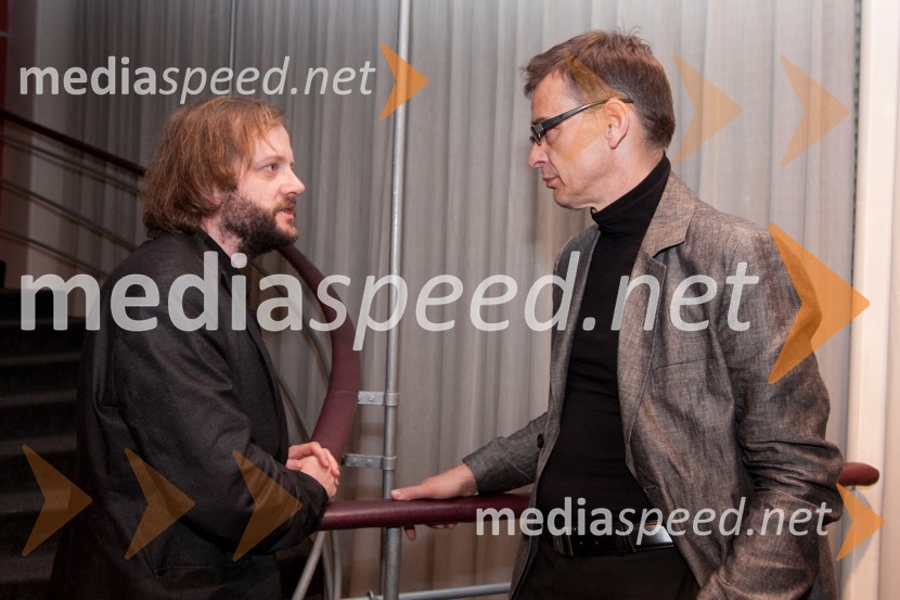 Sebastijan Horvat, režiser in Igor Samobor, igralecSkopuh, premiera v MGL