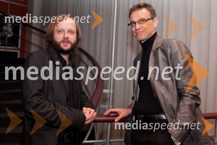 Sebastijan Horvat, režiser in Igor Samobor, igralecSkopuh, premiera v MGL