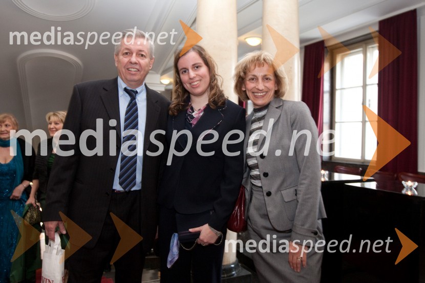 Borut Žerjal, Provin d.o.o., hči Katja in soproga MilenaDruštvo Sila, gala večerja