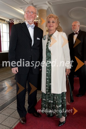 Doroteja Omahen, avtorica knjige SILA okusi sveta in soprog FeliksDruštvo Sila, gala večerja