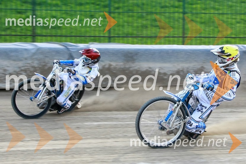 Jurica Pavlic in Matej ŽagarSpeedway, DP posameznikov Slovenije in Hrvaške 2010, 2. dirka
