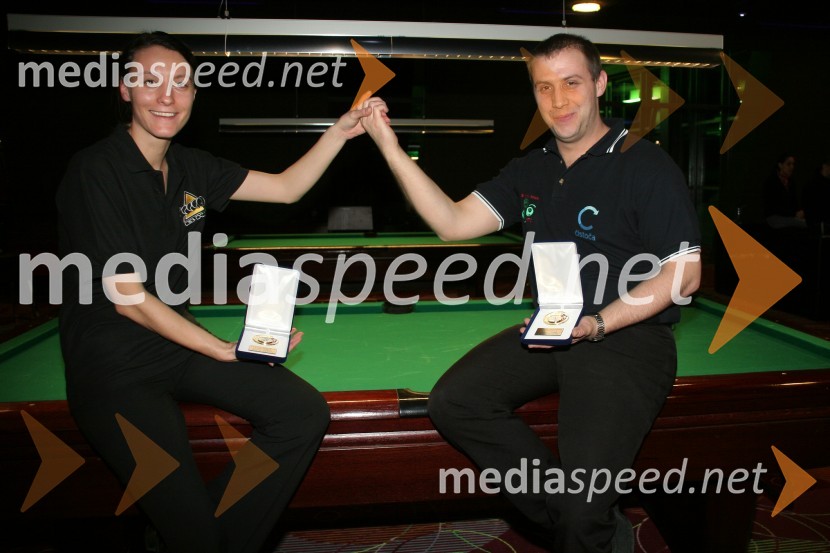 Članska državna prvaka Mednarodna osmica 2006 
 - Tanja Kaštrun, Matjaž DemšarBiljard, Državno prvenstvo Mednarodna osmica 2006