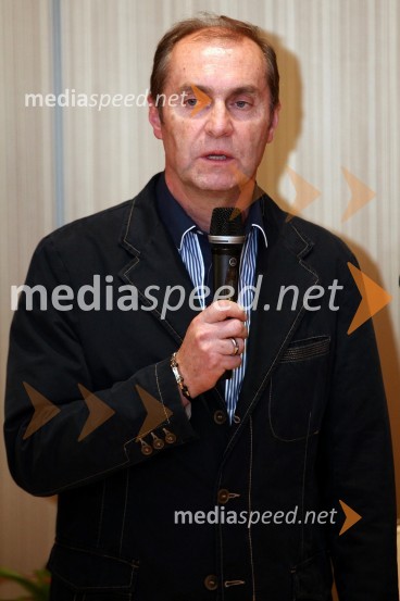 Samo Žargi, direktor dogodkov Delo revije, d.d.Miss Universe 2010, predstavitev finalistk in novinarska konferenca