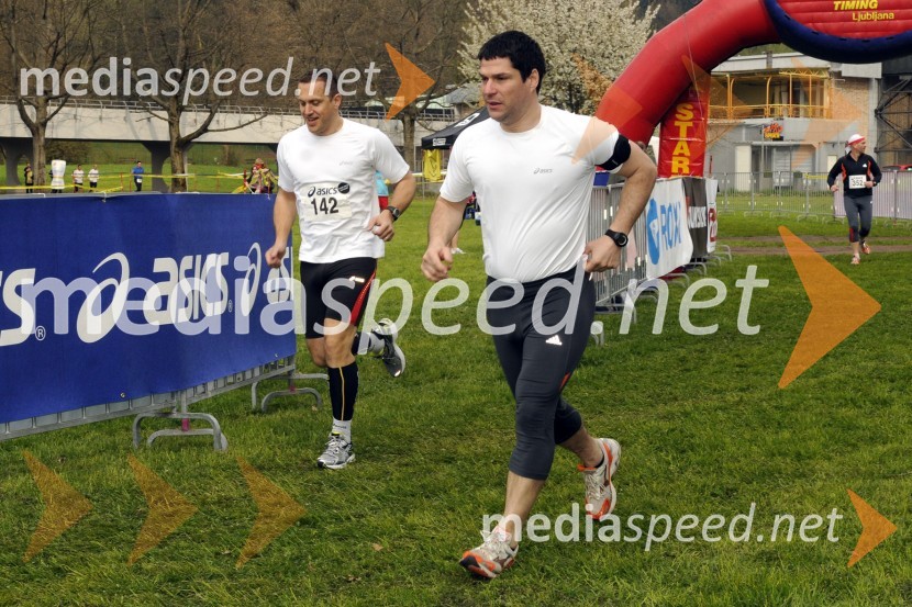 Jure Košir, nekdanji alpski smučar ter organizator dogodka in ...Formaraton 2010, 2. dobrodelni tek