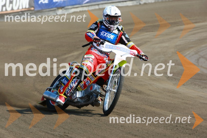 Magnus Zetterström (Švedska)Speedway, SGP 2010, VN Evrope, trening