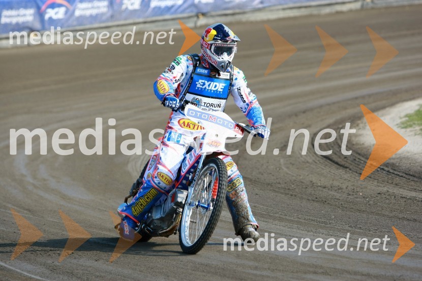 Jason Crump (Avstralija)Speedway, SGP 2010, VN Evrope, trening