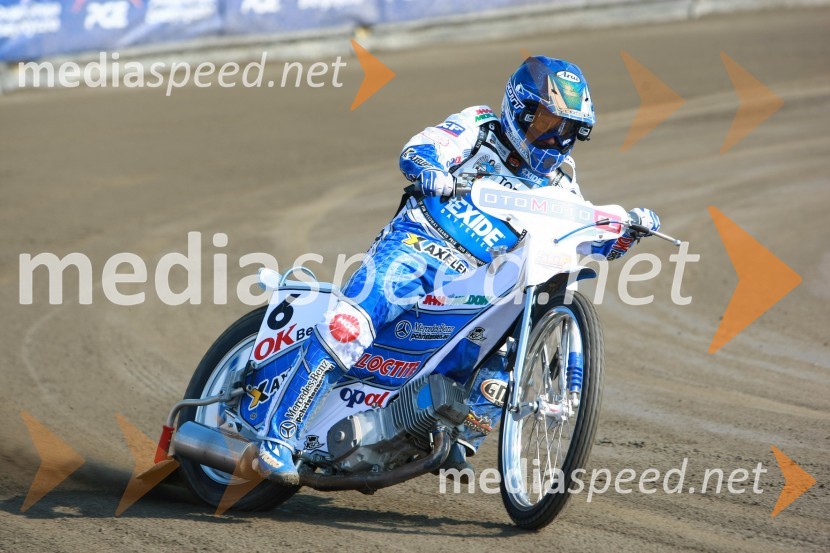 Nicki Pedersen (Danska)Speedway, SGP 2010, VN Evrope, trening