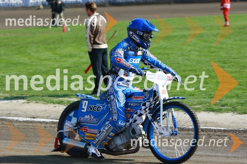 Fredrik Lindgren (Švedska)Speedway, SGP 2010, VN Evrope, trening
