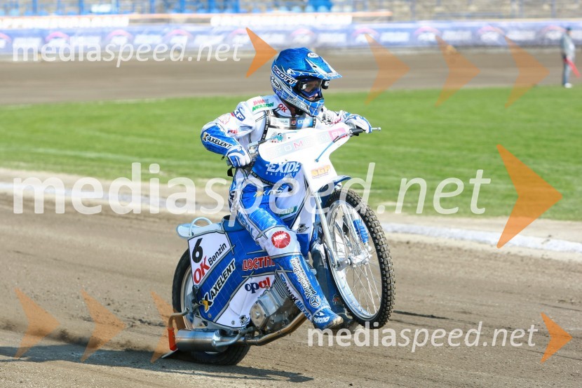 Nicki Pedersen (Danska)Speedway, SGP 2010, VN Evrope, trening