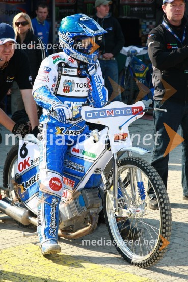 Nicki Pedersen (Danska)Speedway, SGP 2010, VN Evrope, trening