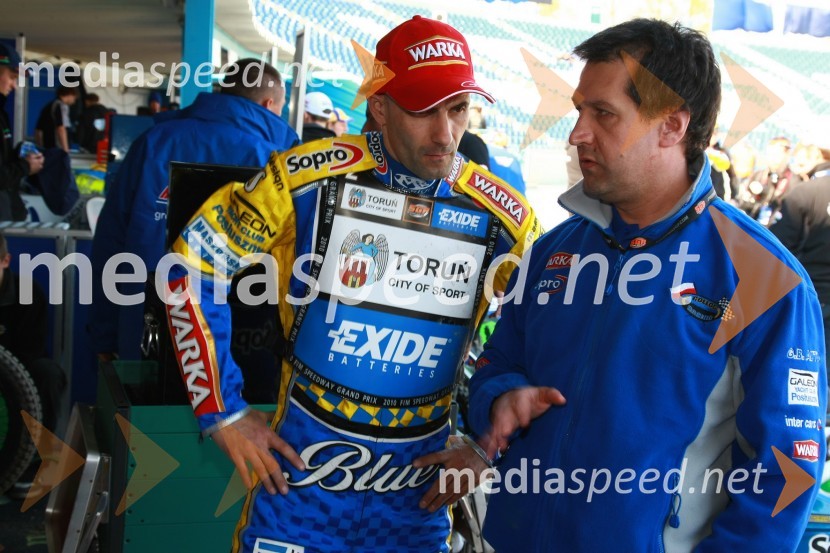 Tomasz Gollob (Poljska) in ...Speedway, SGP 2010, VN Evrope, trening