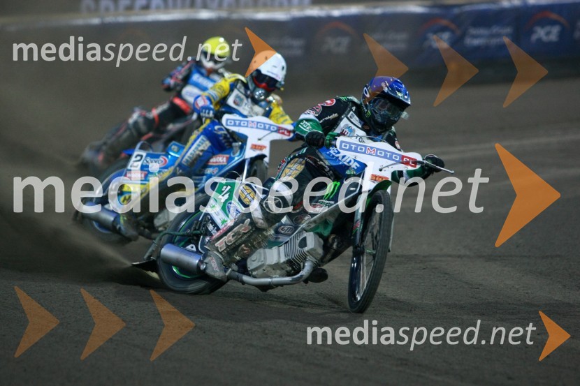 Tomasz Gollob (Poljska) in Greg Hancock (ZDA)Speedway, SGP 2010, VN Evrope, dirka