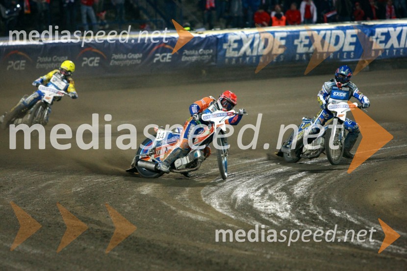 Chris Harris (Velika Britanija) in Rune Holta (Poljska)Speedway, SGP 2010, VN Evrope, dirka